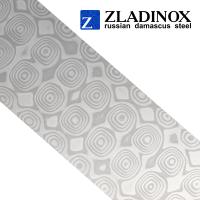 Damascus steel billet ZDI-Elmax ("pyramid NEW" pattern, 300 layers)