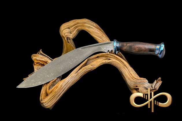 Kukri from Damascus Zladinox on special order by Steven Seagal