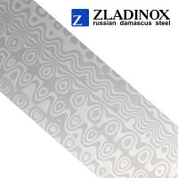 Damascus steel billet ZDI-Elmax ("drop" pattern, 300 layers)
