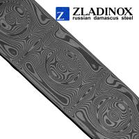 Damascus steel billet ZD-0805 ("small rose" pattern, 150 layers)